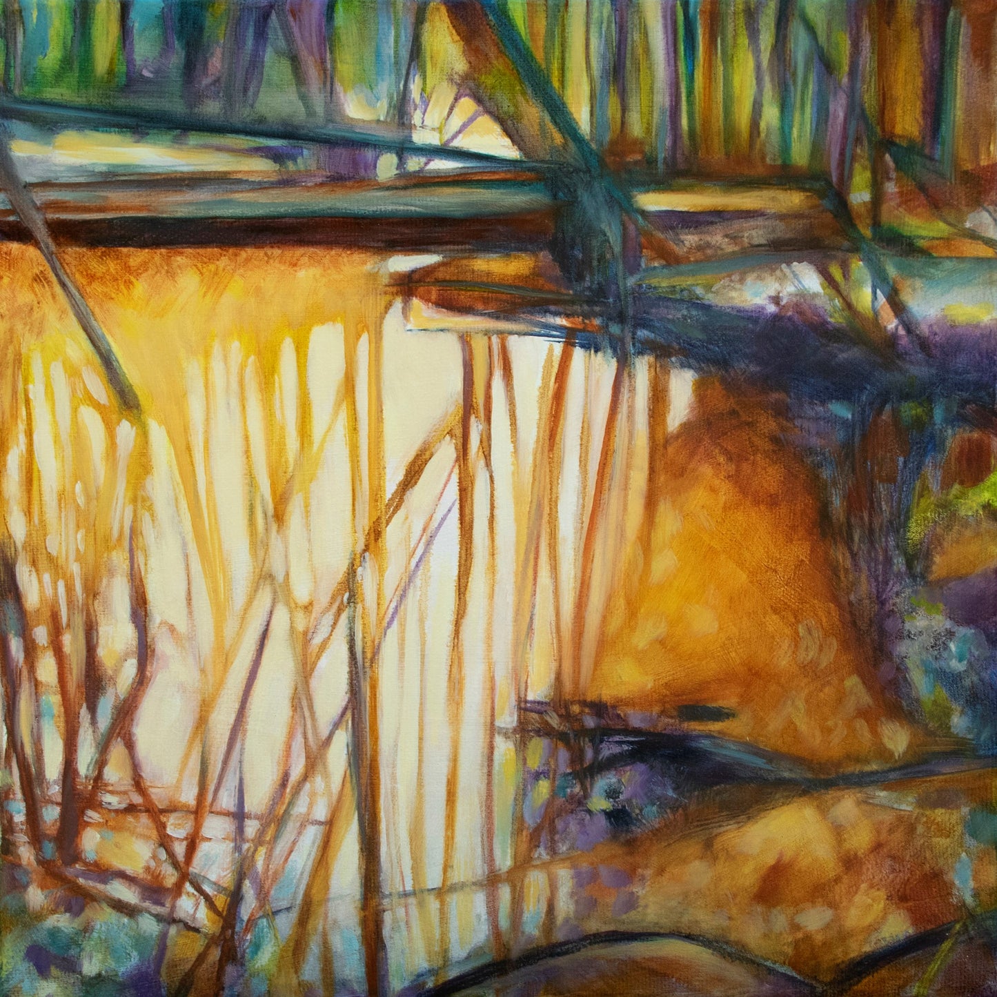 Forest in Copper and Gold