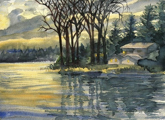 House at Dusk, December